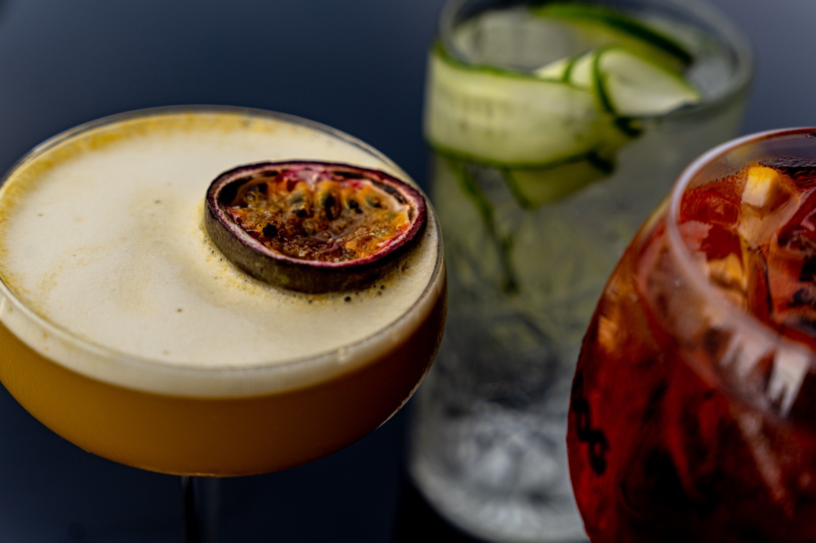 Passionfruit Sour ir firminiai kokteiliai